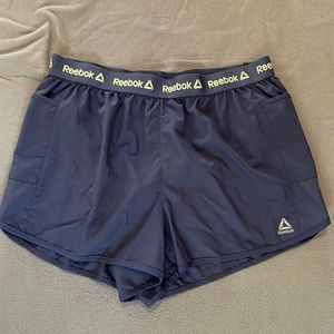 Reebok athletic shorts blue